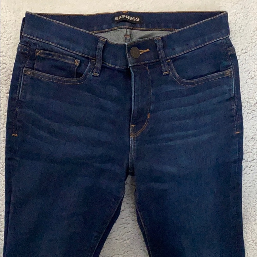 Express mid rise bootcut jeans